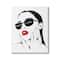 Stupell Industries I Don’t Care Shades Glam Fashion Female Portrait Canvas Wall Art